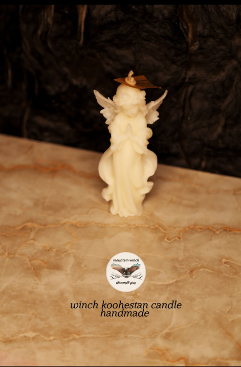 خرید شمع فرشته بسیار زیبا و ظریف رنگ سفید